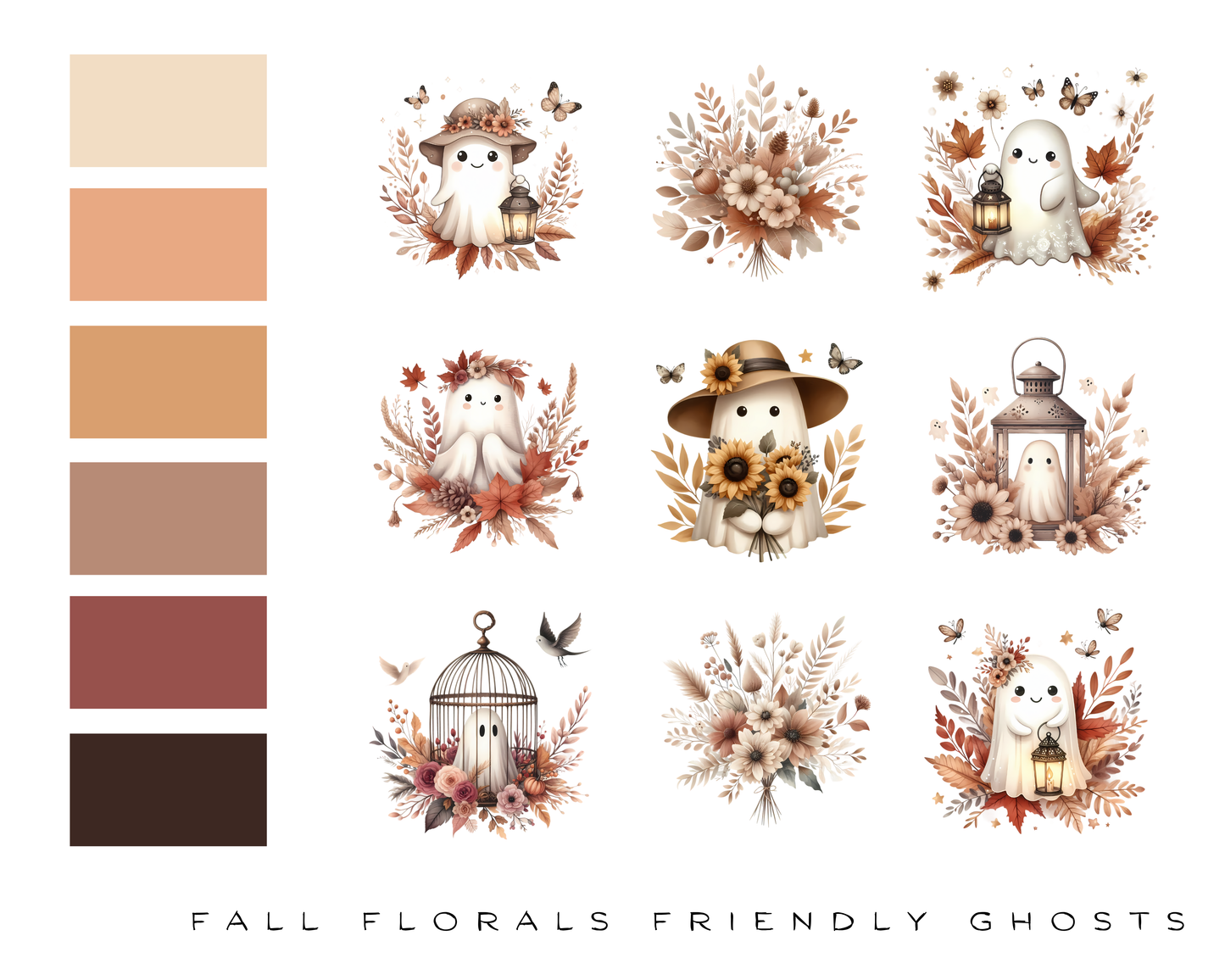 Fall Florals & Friendly Ghosts