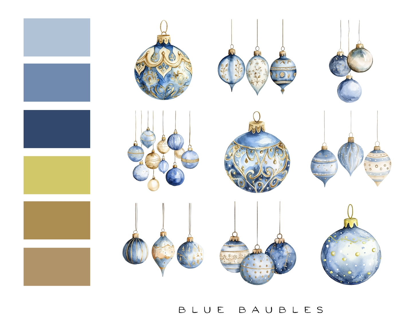 Blue Baubles