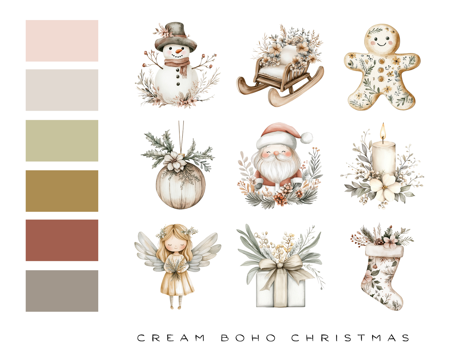 Cream Boho Christmas