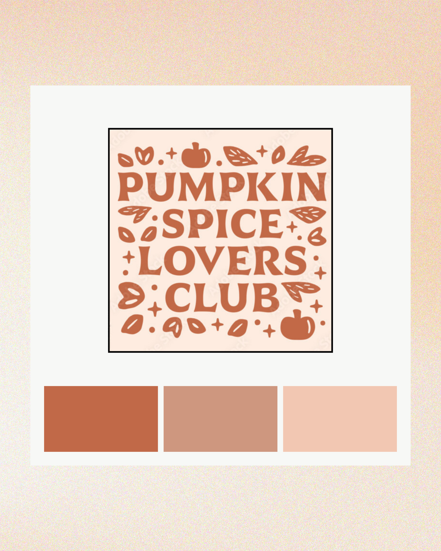 Pumpkin Spice Lovers Club