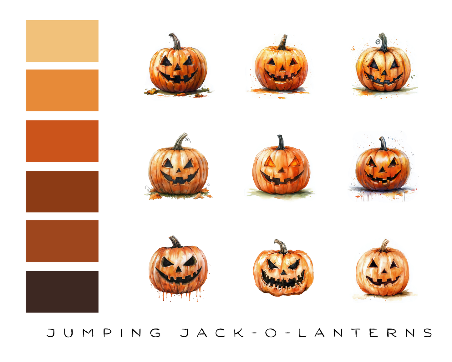 Jumping Jack-O-Lanterns
