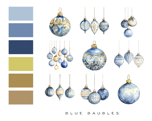 Blue Baubles