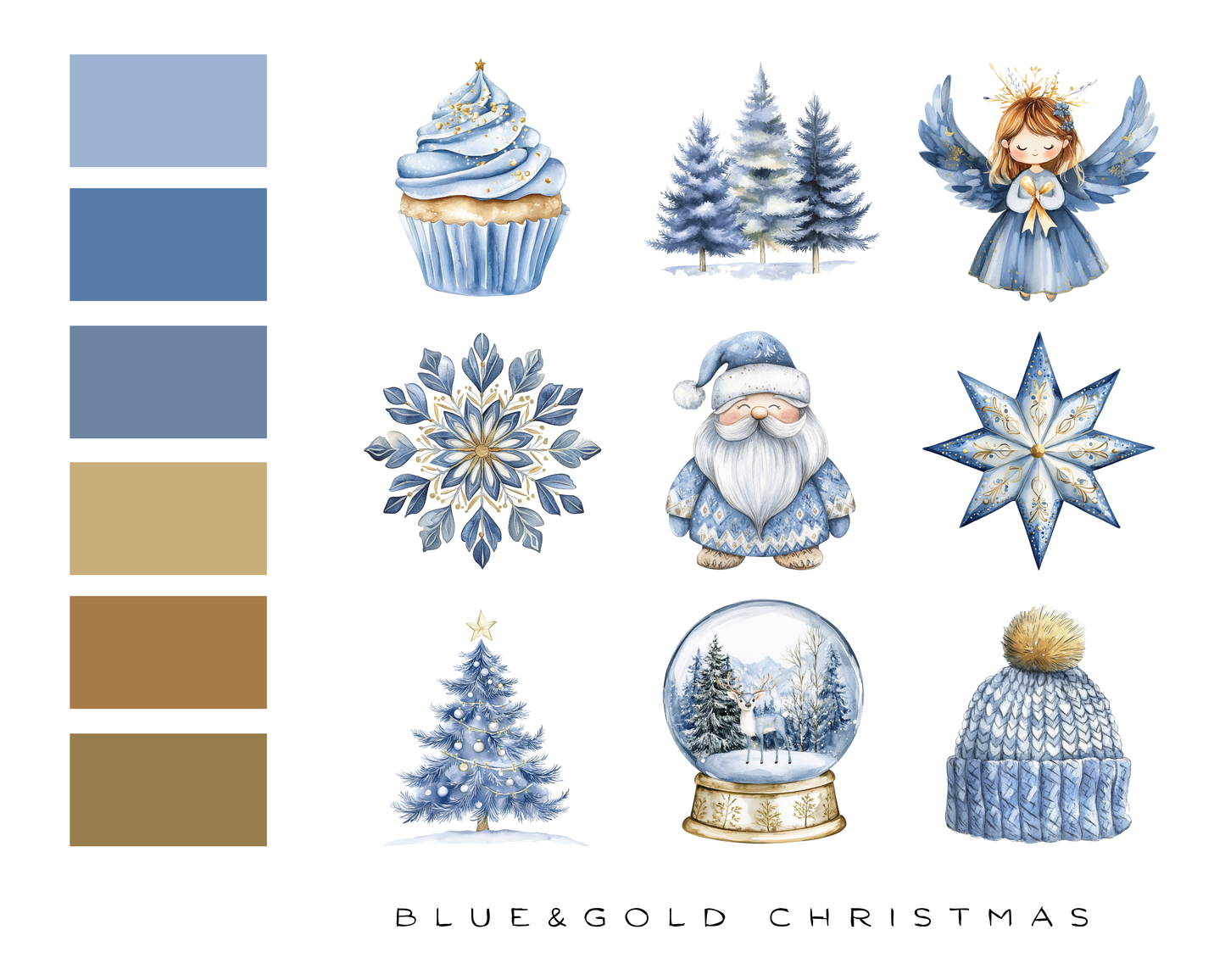 Blue & Gold Christmas