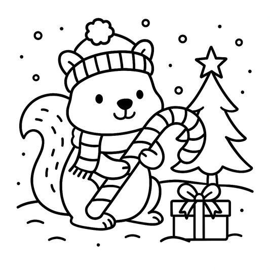 Squirrel Colouring Pack